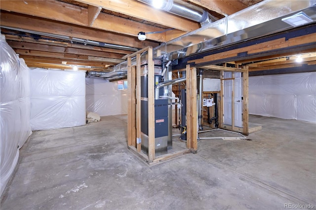 8713 E Roundtree Ave, Greenwood Village, CO 80111 - unfinished below grade area featuring heating unit