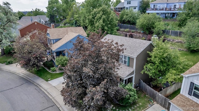 573 Entrada Dr, Golden, CO 80401 - aerial perspective of suburban area