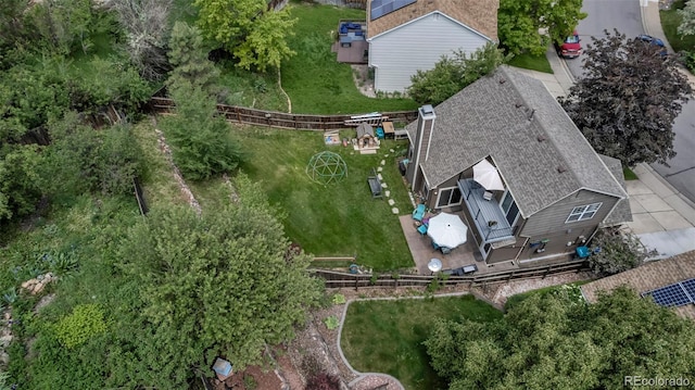 573 Entrada Dr, Golden, CO 80401 - view from above of property