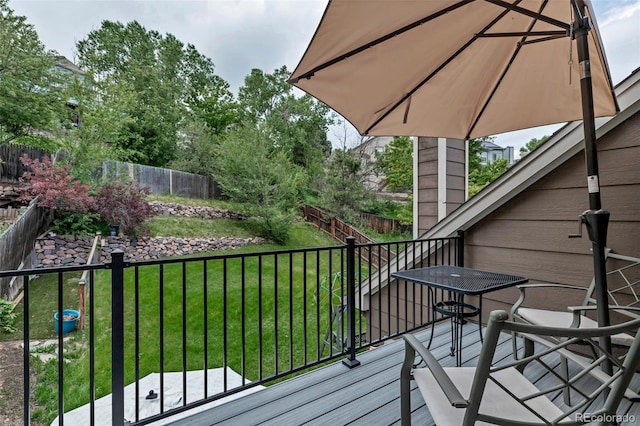 573 Entrada Dr, Golden, CO 80401 - view of deck