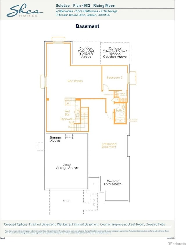 11106 Stonepath St, Littleton, CO 80125 - floor plan / room layout