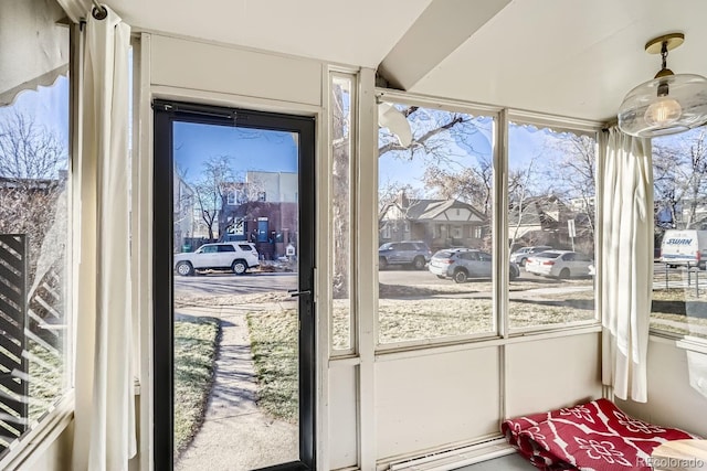 view of doorway to outside