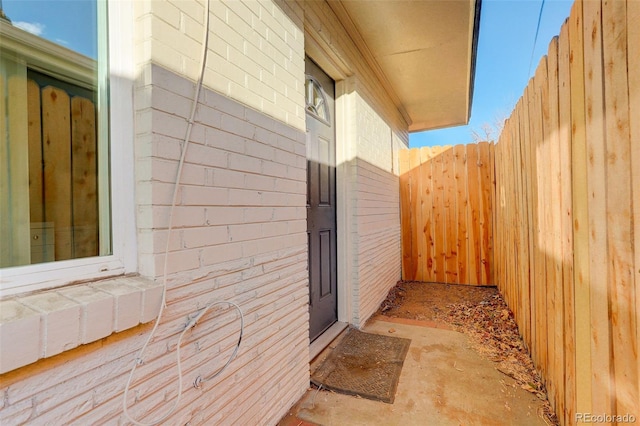 view of entrance to property