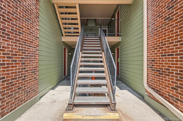 view of stairs
