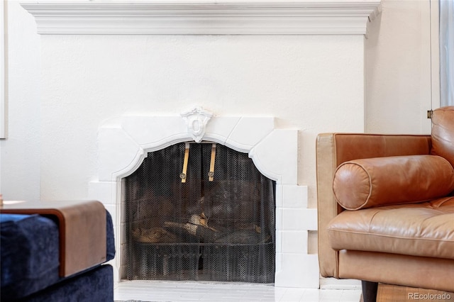 1661 Oneida St, Denver, CO 80220 - detailed view of a tiled fireplace