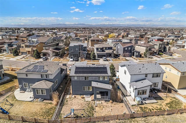 10796 Truckee Cir, Commerce City, CO 80022 - aerial view of residential area featuring a mountain backdrop