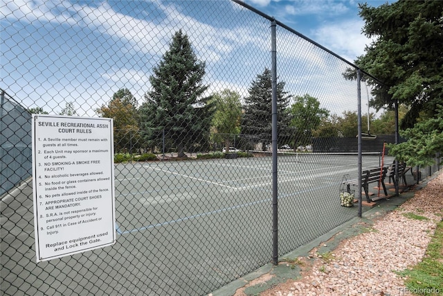 13902 E Marina Dr Unit 303, Aurora, CO 80014 - view of tennis court