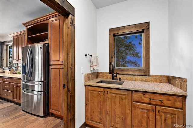 1524 Fox Acres Dr Unit 412, Red Feather Lakes, CO 80545 - bathroom with wood finished floors and vanity