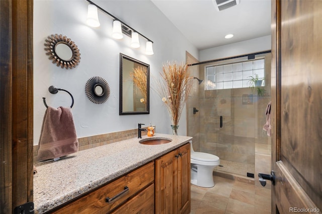 1524 Fox Acres Dr Unit 412, Red Feather Lakes, CO 80545 - full bathroom with vanity, a stall shower, and tile patterned floors