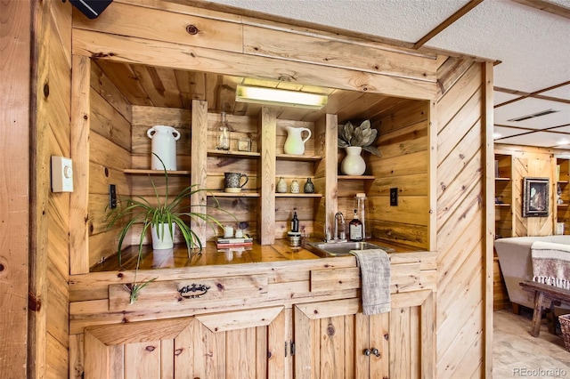 16626 Ouray Rd W, Pine, CO 80470 - indoor dry bar with wood walls