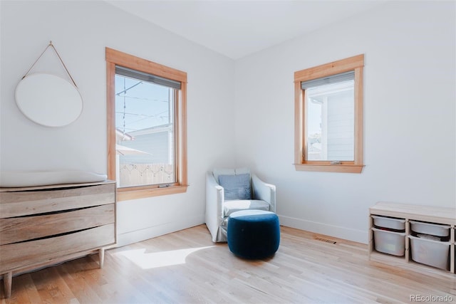 2034 Newton St, Denver, CO 80211 - living area with wood finished floors and baseboards