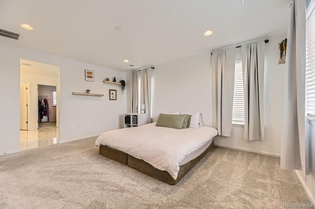 1420 E Witherspoon Dr, Elizabeth, CO 80107 - bedroom with carpet floors, baseboards, and recessed lighting
