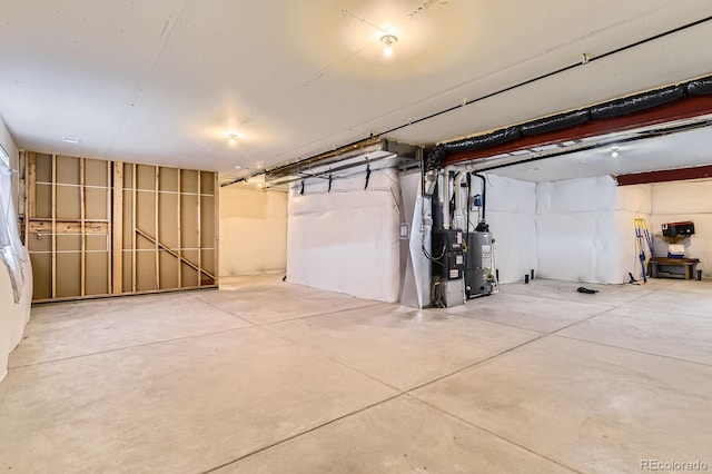 1420 E Witherspoon Dr, Elizabeth, CO 80107 - garage featuring heating unit and water heater