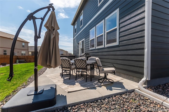 920 William Way, Brighton, CO 80603 - view of patio / terrace with outdoor dining space
