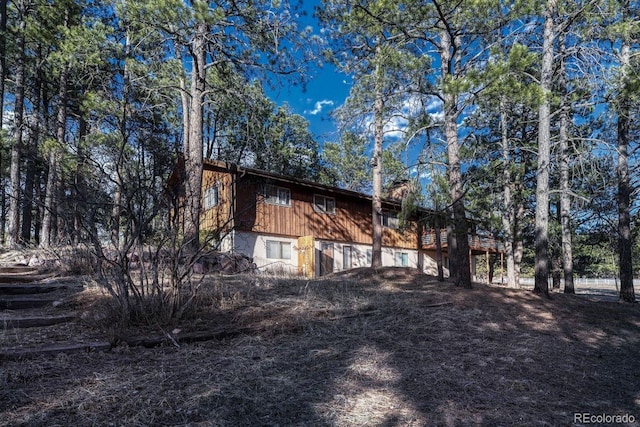 view of property exterior