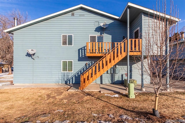 view of rear view of property