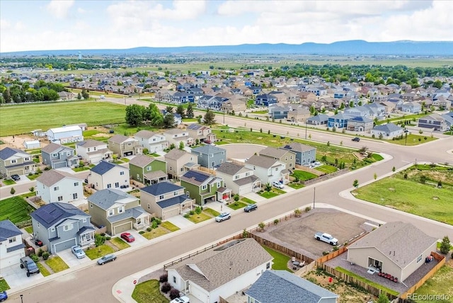 7218 Animas Ave, Frederick, CO 80530 - aerial view of residential area featuring mountains