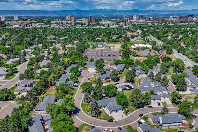 5173 S Emporia Way, Greenwood Village, CO 80111 - aerial overview of property's location featuring nearby urban area