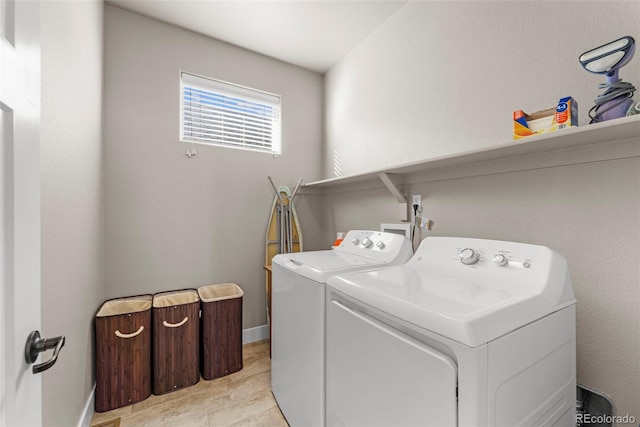 laundry room featuring independent washer and dryer