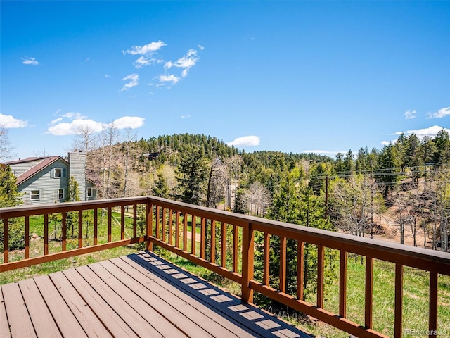 34075 Grouse Ln, Evergreen, CO 80439 - view of deck
