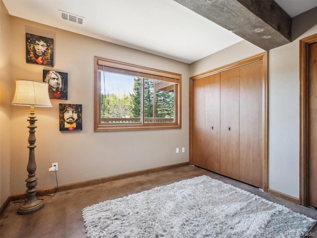 34075 Grouse Ln, Evergreen, CO 80439 - carpeted bedroom featuring baseboards and a closet