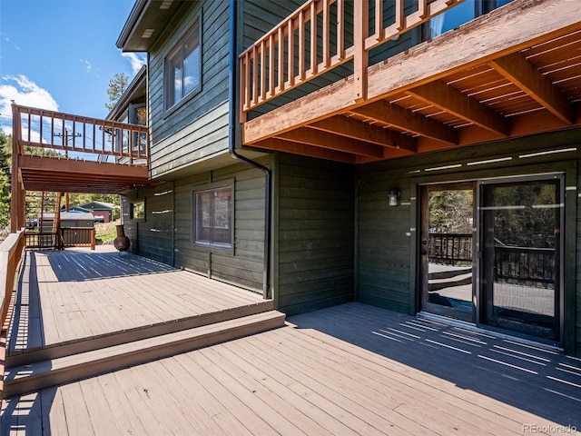 34075 Grouse Ln, Evergreen, CO 80439 - view of deck