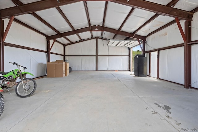 7551 Remington Rd, Como, CO 80432 - garage featuring refrigerator