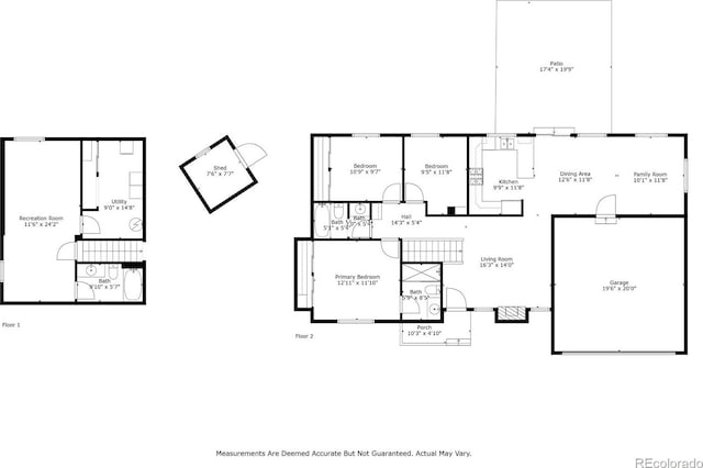 5193 S Flanders Ln, Centennial, CO 80015 - view of floor plan / room layout