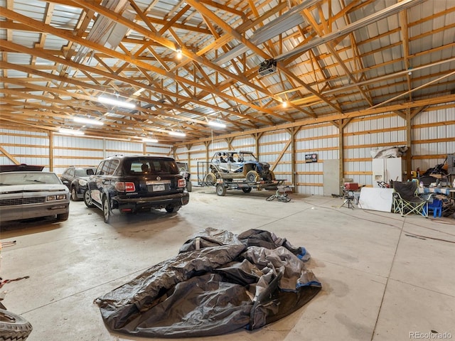 47855 E 88th Ave, Bennett, CO 80102 - garage featuring metal wall