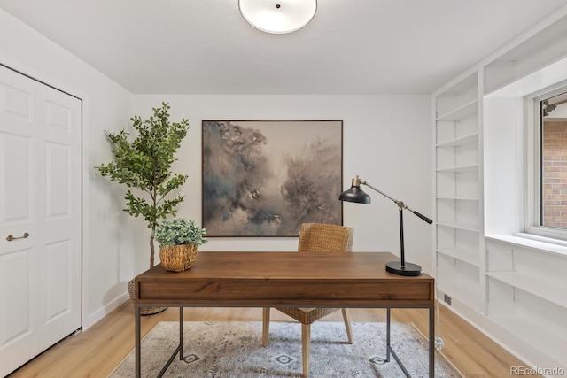 41 Eagle Dr, Littleton, CO 80123 - office space with light wood-type flooring, baseboards, and built in features