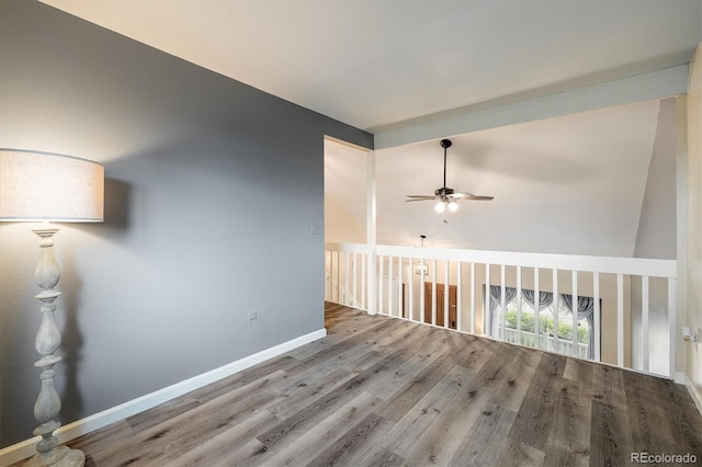 2777 W 106th Cir, Westminster, CO 80234 - spare room with ceiling fan and wood finished floors