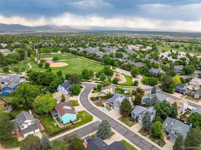 2777 W 106th Cir, Westminster, CO 80234 - aerial view of residential area with a mountain backdrop