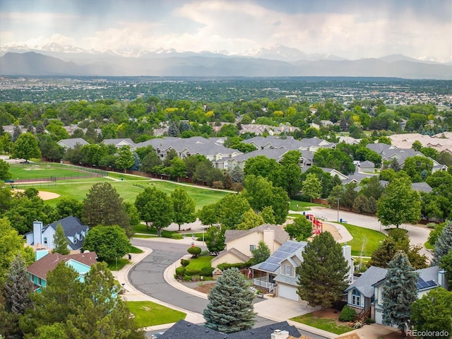 2777 W 106th Cir, Westminster, CO 80234 - aerial view of residential area featuring a mountain backdrop