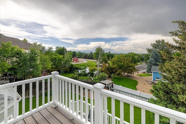 2777 W 106th Cir, Westminster, CO 80234 - view of wooden deck