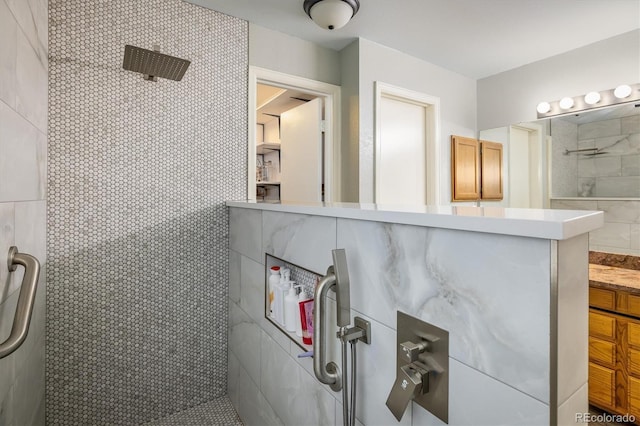 2777 W 106th Cir, Westminster, CO 80234 - full bath featuring a tile shower and vanity