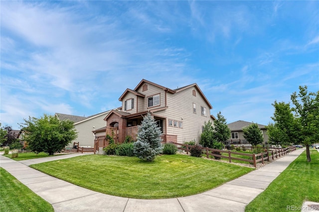 19382 Dunraven St, Parker, CO 80134 - view of front of house featuring brick siding and a garage