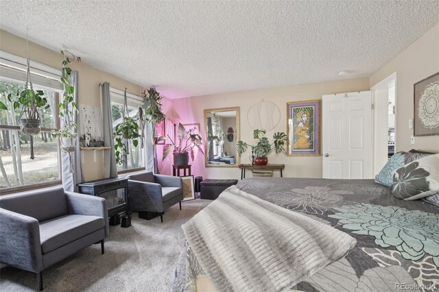 1021 Lodge Pole Dr, Black Hawk, CO 80422 - bedroom featuring carpet flooring and a textured ceiling