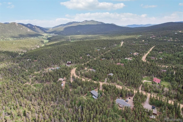 1021 Lodge Pole Dr, Black Hawk, CO 80422 - mountain view with a heavily wooded area