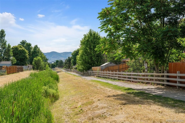 4501 S Garrison St, Littleton, CO 80123 - view of yard with a mountain view
