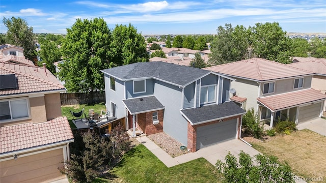 21535 E 39th Ave, Denver, CO 80249 - aerial perspective of suburban area