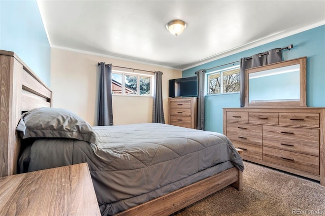 6981 Zuni St, Denver, CO 80221 - carpeted bedroom featuring ornamental molding
