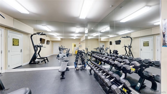 2500 E Cherry Creek S Drive 213, Denver, CO 80209 - view of gym