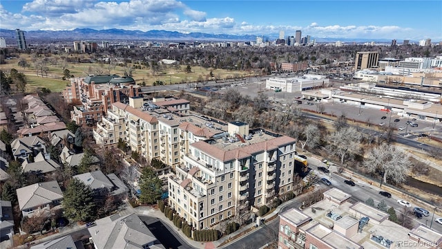 2500 E Cherry Creek S Drive 213, Denver, CO 80209 - aerial overview of property's location featuring nearby urban area