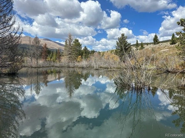 property view of water with a mountain view