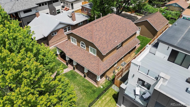 1366 S Vine St, Denver, CO 80210 - aerial view of residential area