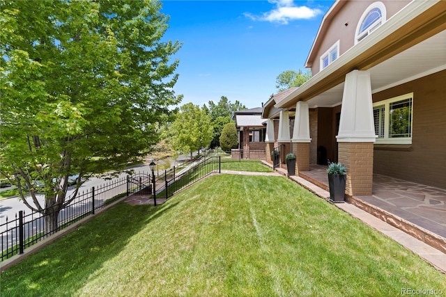 1366 S Vine St, Denver, CO 80210 - view of yard with covered porch