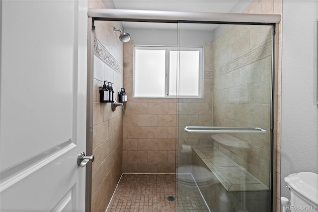 1366 S Vine St, Denver, CO 80210 - full bath with toilet and a stall shower