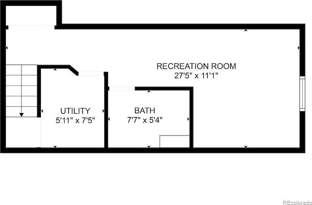 1366 S Vine St, Denver, CO 80210 - view of property floor plan