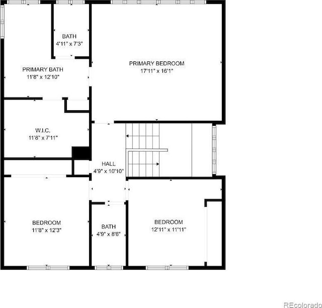 1366 S Vine St, Denver, CO 80210 - view of home floor plan