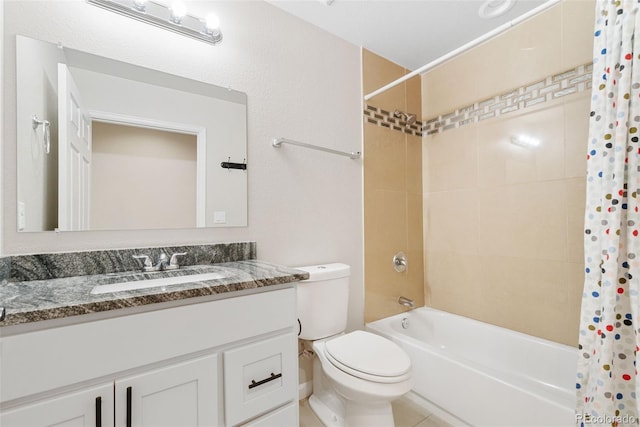 875 E 78th Ave Unit 52, Denver, CO 80229 - full bathroom with toilet, vanity, and shower / bath combo with shower curtain